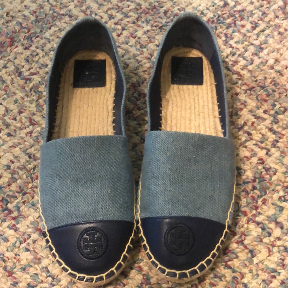 Tory Burch Denim Espadrille shoes